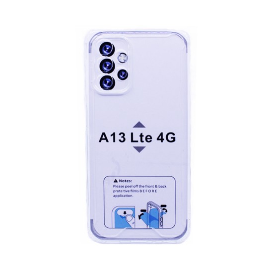 Silicone Hard Corners Case For Samsung Galaxy A13 4G Transparent